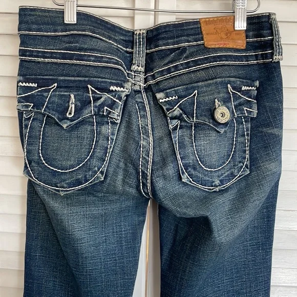 TRUE RELIGION DISCOJOEYBIG TブーツカットデニムY2K TRUE RELIGION DISCOJOEYBIG TブーツカットデニムY2K